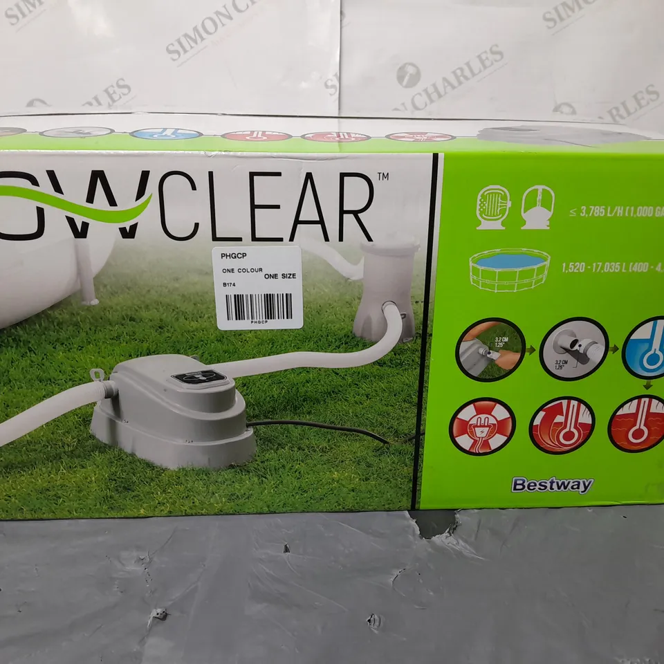 BOXED BESTWAY POOL HEATER