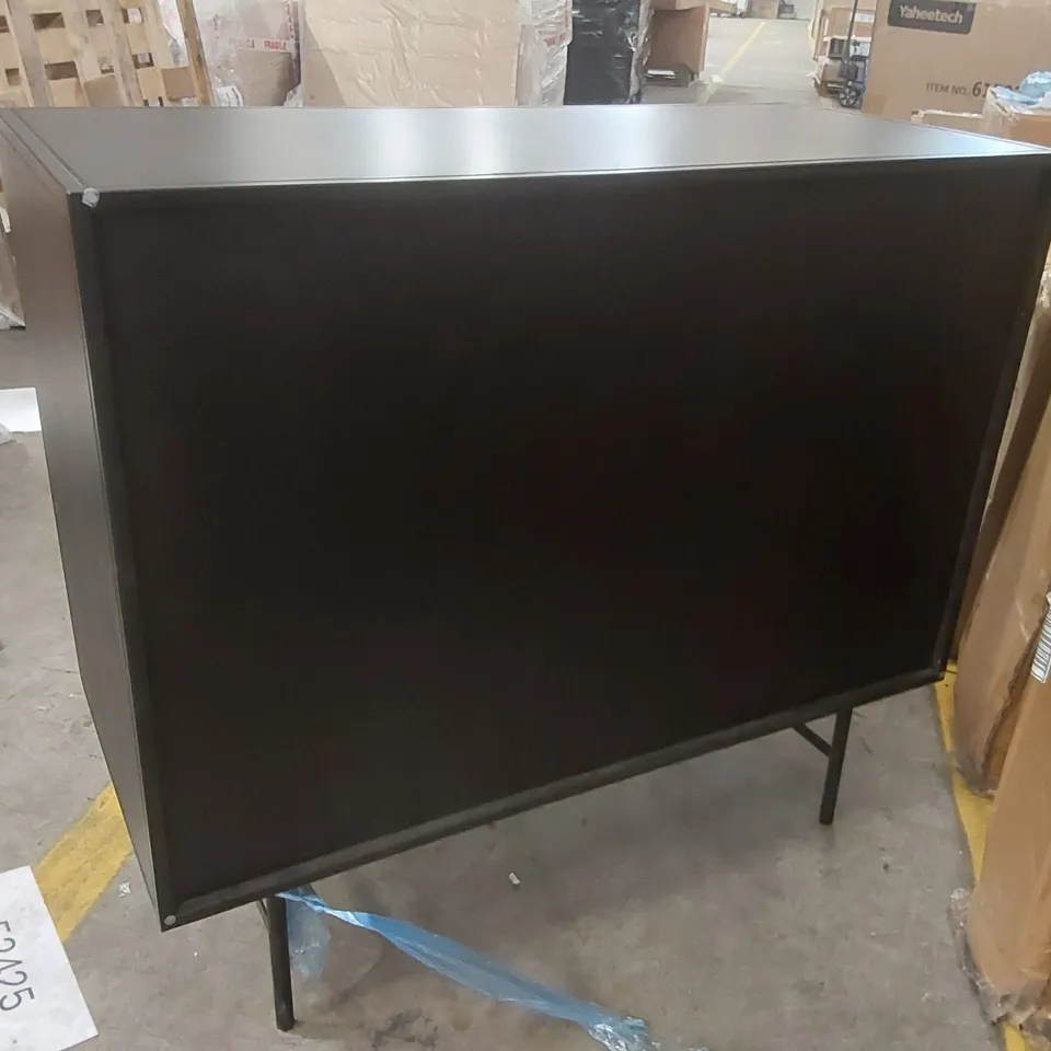 BOXED ATKIN AND THYME MERCURY DRINKS CABINET - BLACK