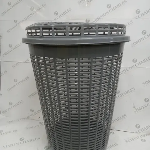 GREY WASHING PLASTIC BASKET 