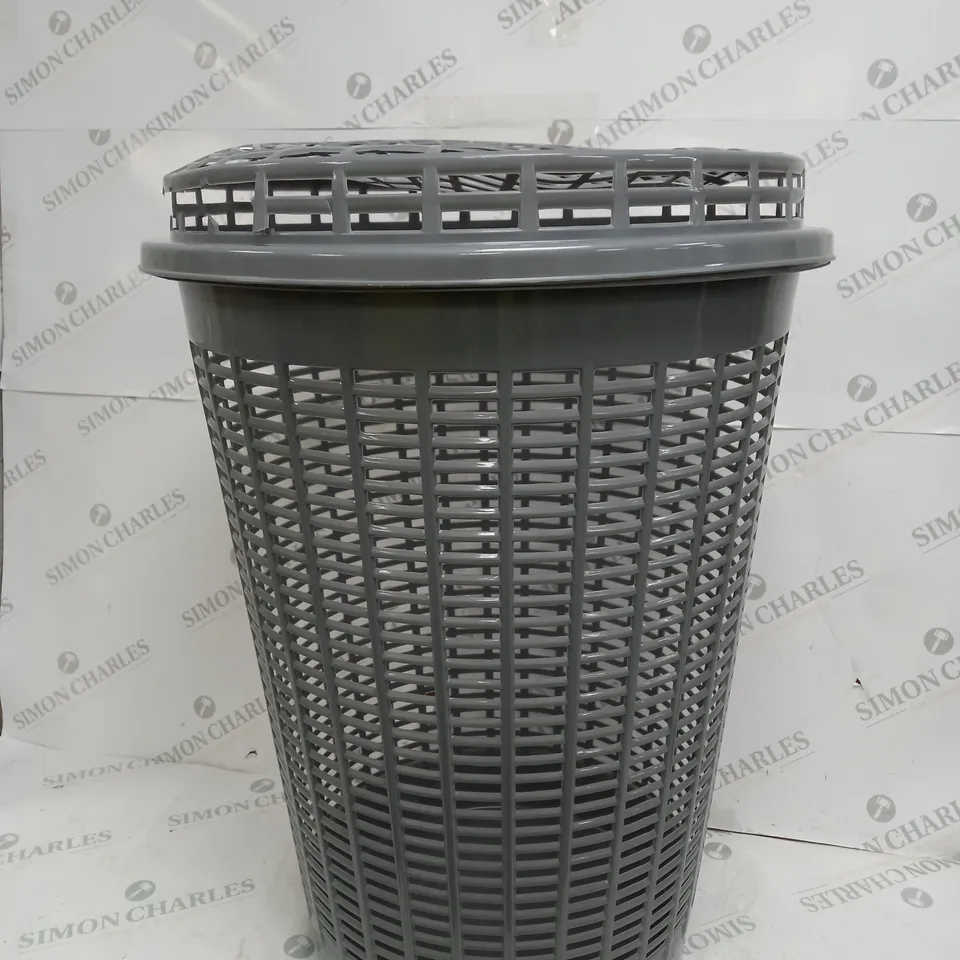 GREY WASHING PLASTIC BASKET 