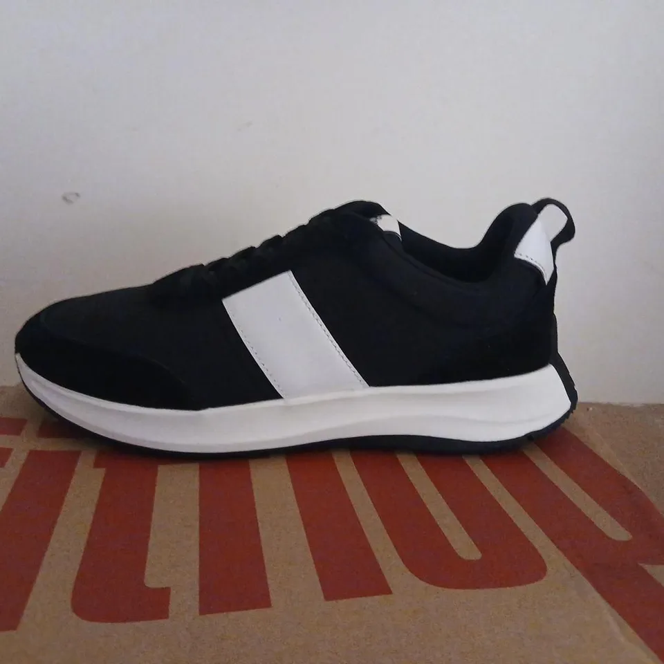 FITFLOP F-MODE FLOW SNEAKERS – BLACK UK 9 