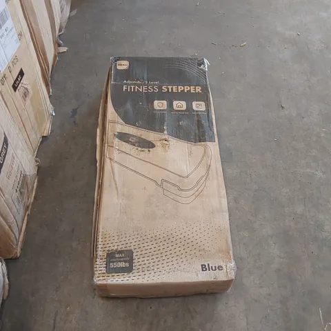 BOXED KAYMAN ADJUSTABLE 2 LEVEL FITNESS STEPPER