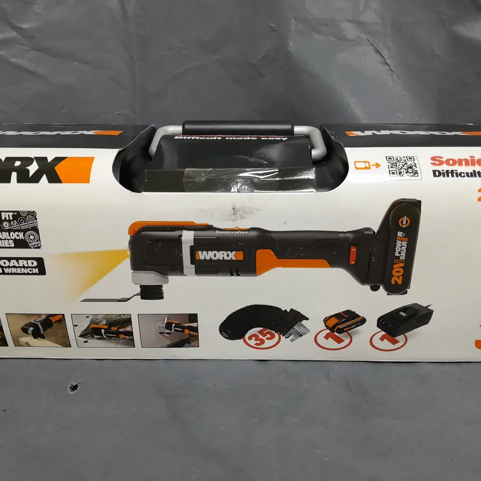 WORX  WX696 18V SONICRAFTER CORDLESS OSCILLATING TOOL RRP £129.99