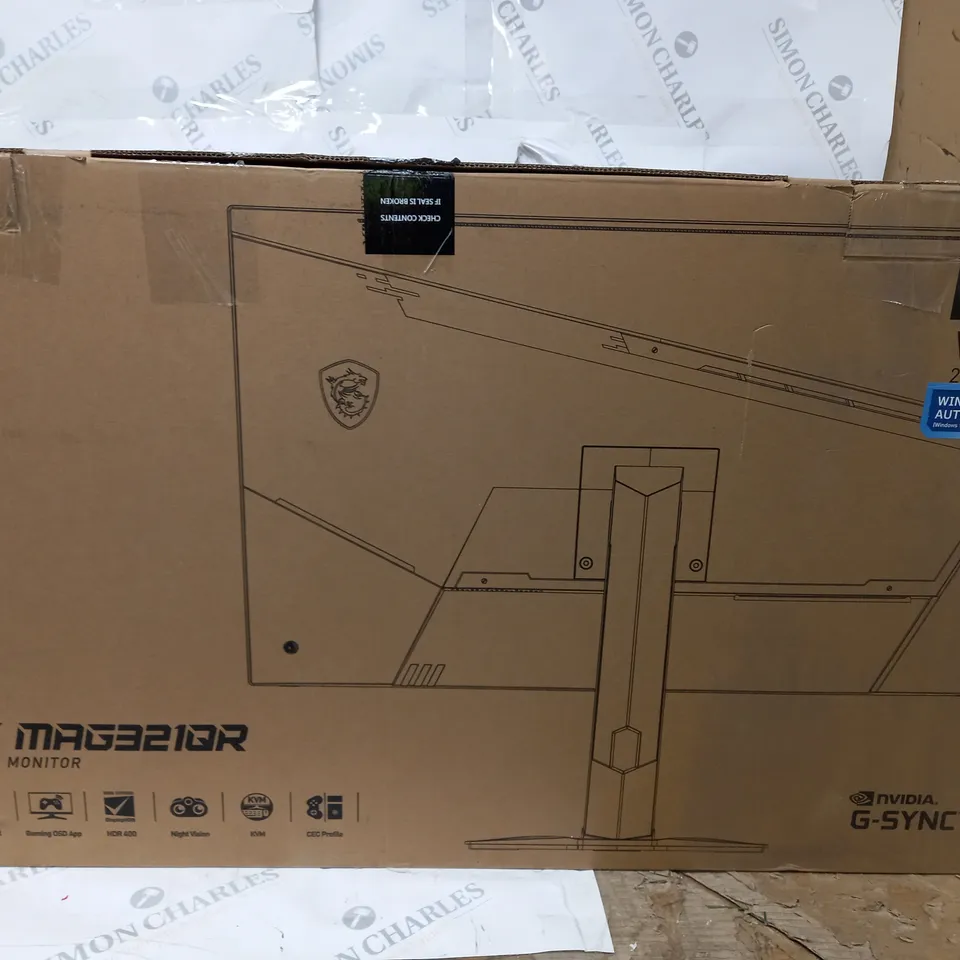 BOXED MSI OPTIX MAG321QR GAMING MONITOR 31.5INCH 