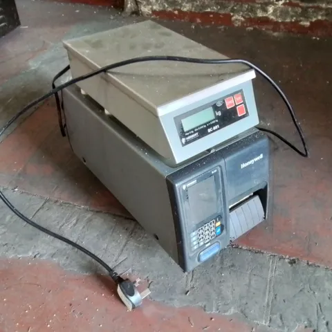 HERBERT HONEYWELL BC-801 DIGITAL SCALE WITH RECEIPT PRINTER