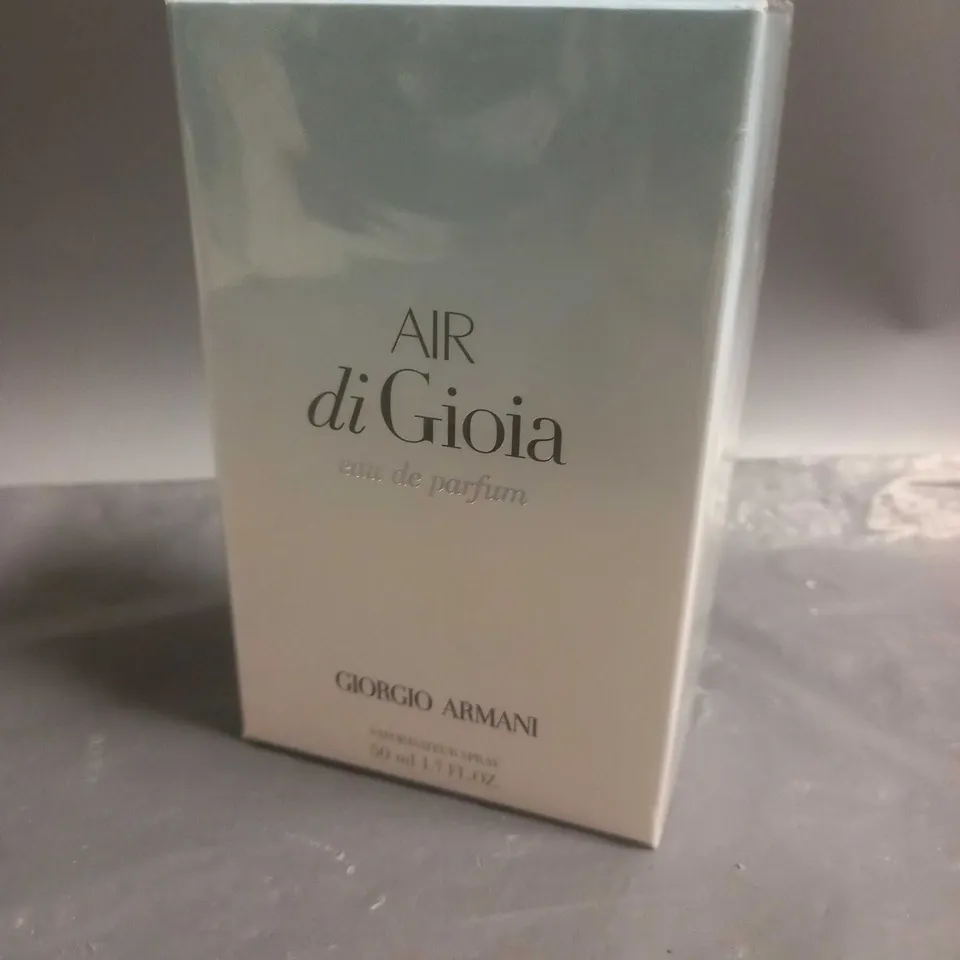 BOXED AND SEALED GIORGIO ARMANI AIR DI GIOIA EAU DE PARFUM 50ML