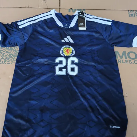ADIDAS SCOTLAND HOME JERSEY (#26 - BARRA GIN) - MEDIUM