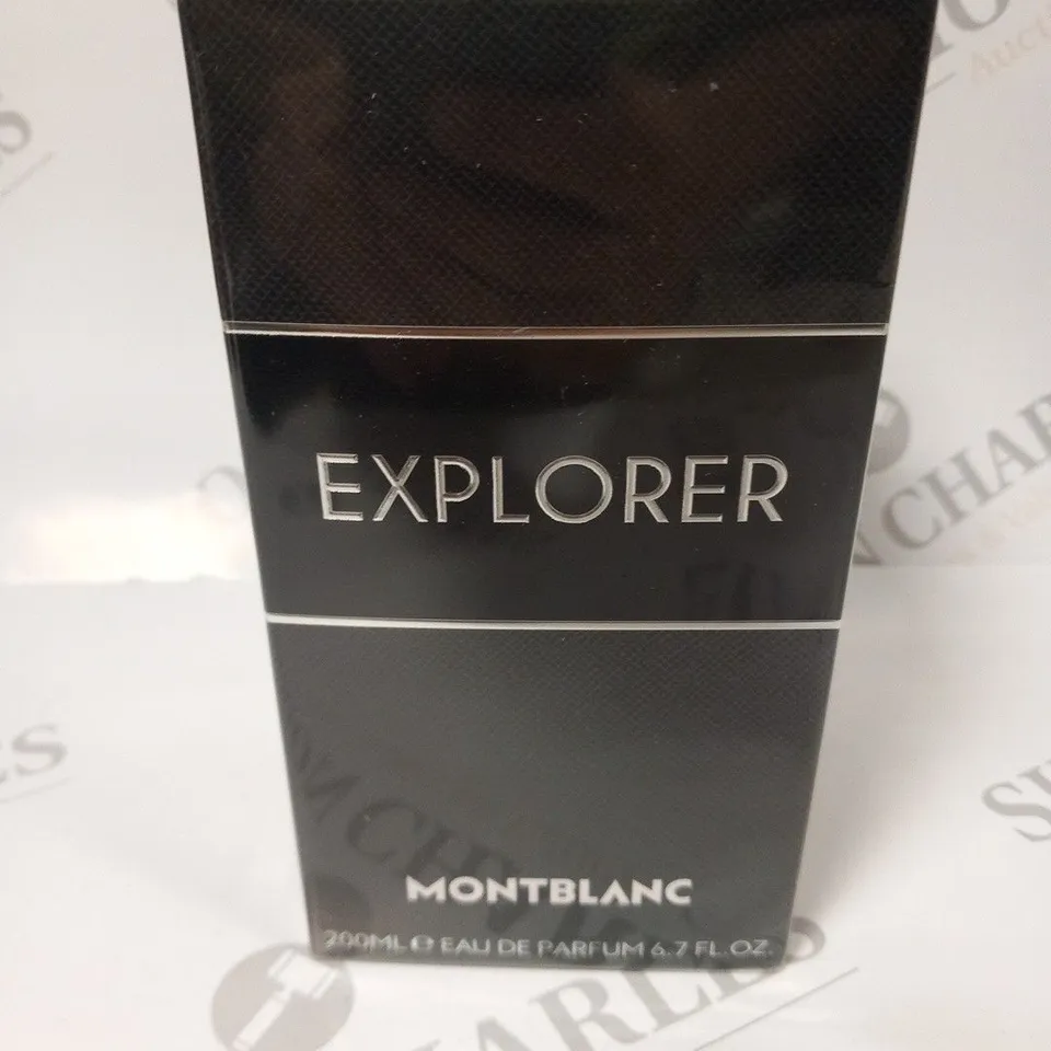 BOXED AND SEALED MONTBLANC EXPLORER EAU DE PARFUM 200ML