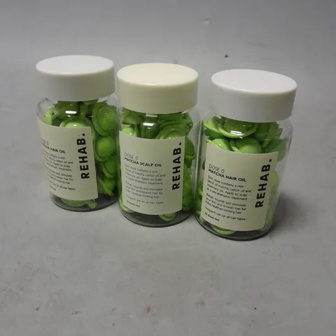 LOT OF 3 30 DOSE 0 MATCHA HAIR OIL AMPOULES