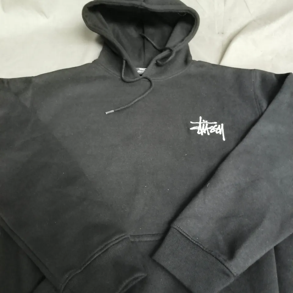 STÜSSY HOODIE – BLACK - LARGE 