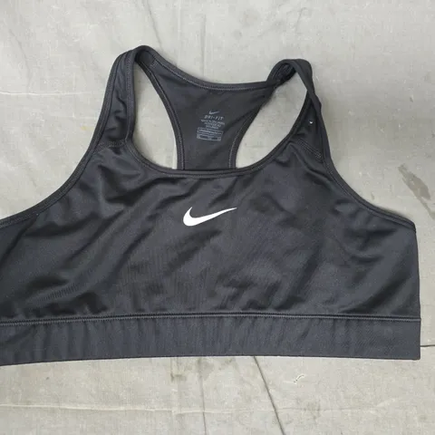 NIKE DRI-FIT SPORTS BRA IN BLACK SIZE XL