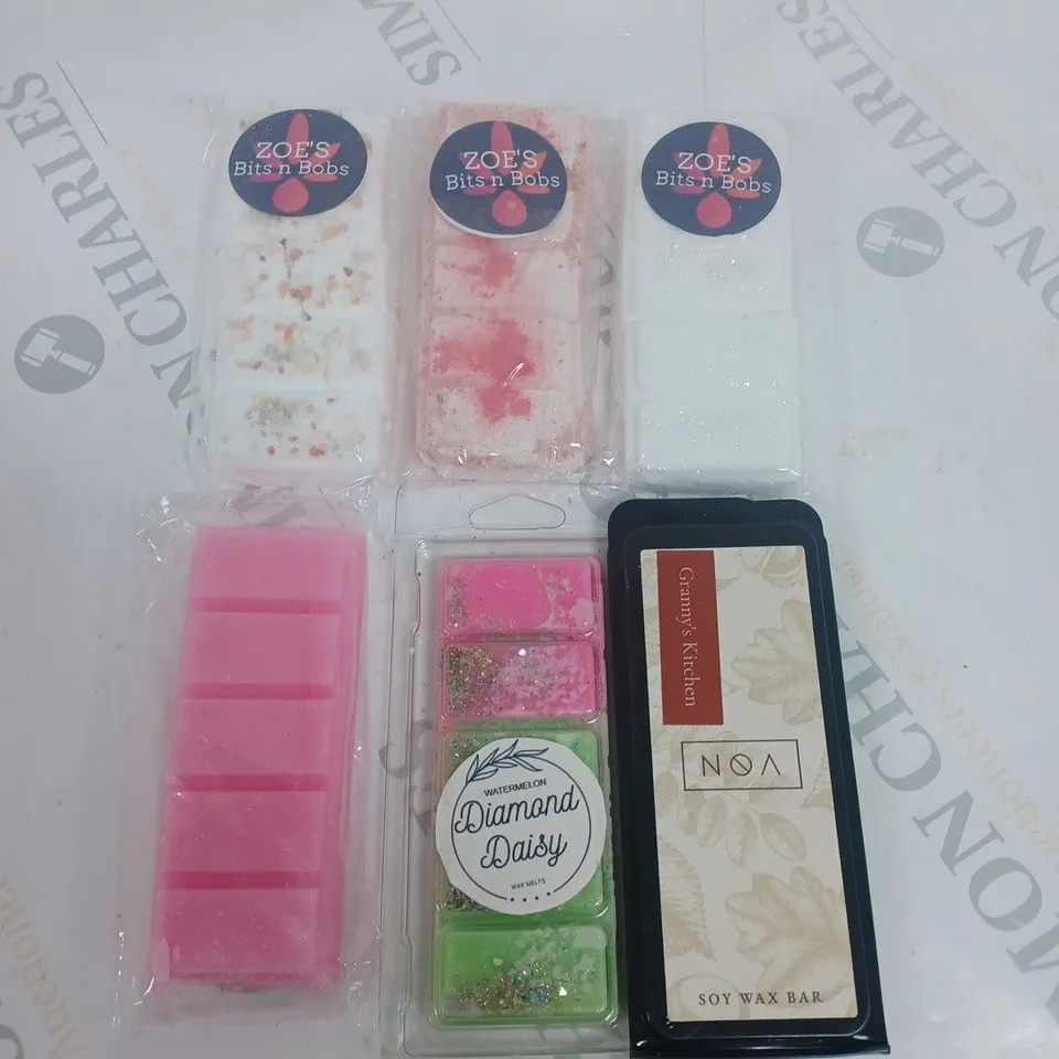 BOX OF ASSORTED WAX MELTS TO INCLUDE ZOE'S, DIAMOND DAISY, GRANNY'S KITCHEN