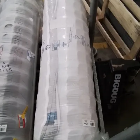 QUALITY BAGGED ADAMINE SERENITY COIL SPRING AND COMFORT FOAM HYBRID 4'6" MATTRESS
