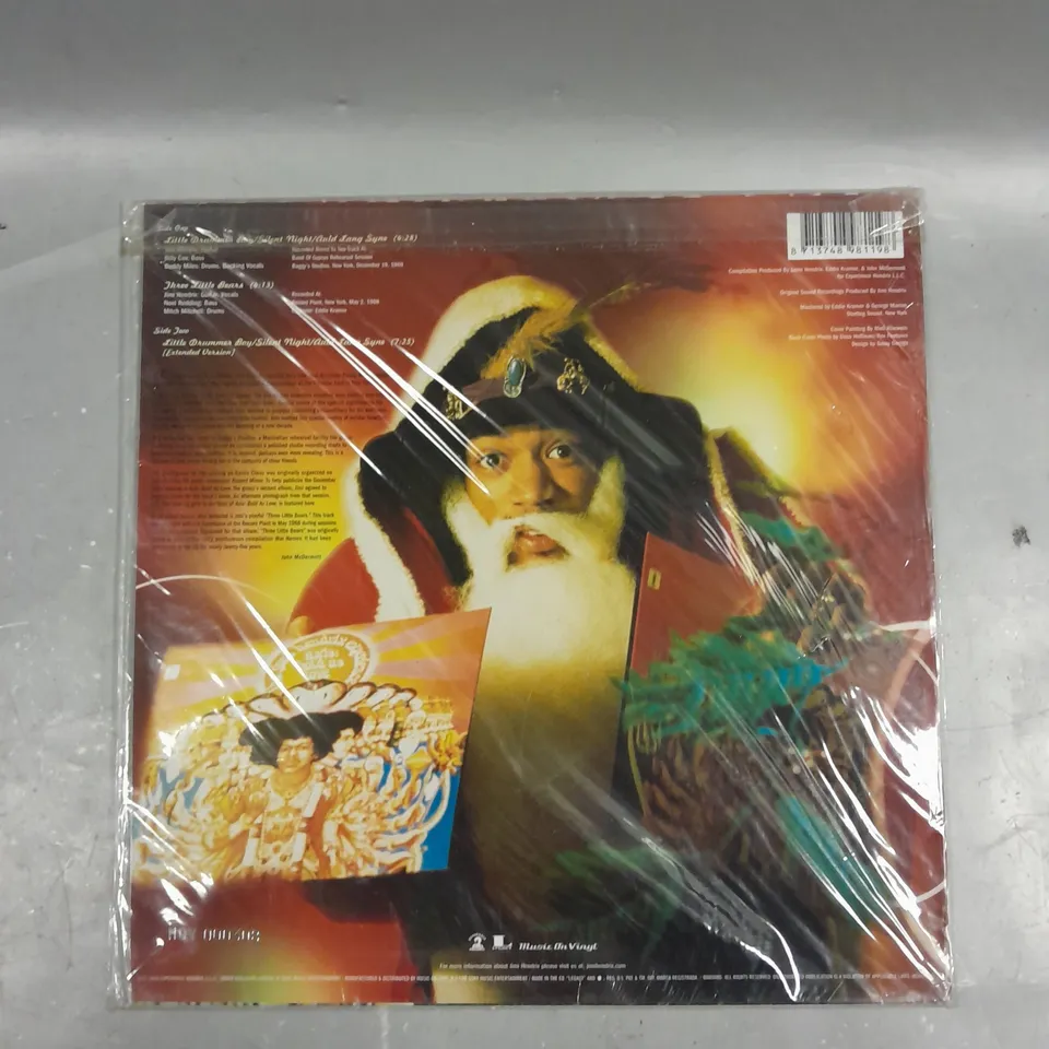 JIMI HENDRIX MERRY CHRISTMAS AND HAPPY NEW YEAR LIMITED EDITION VINYL 