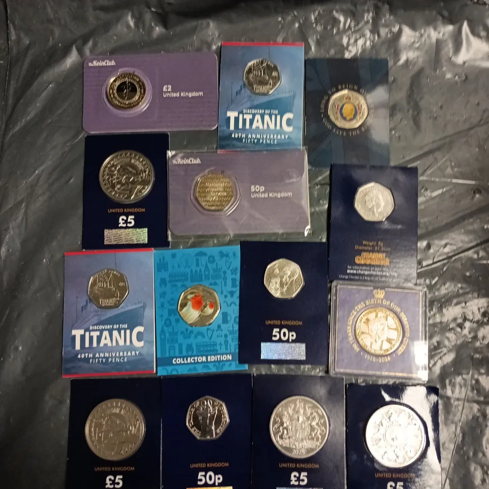 APPROXIMATELY 15 ASSORTED COLLECTABLE COINS 