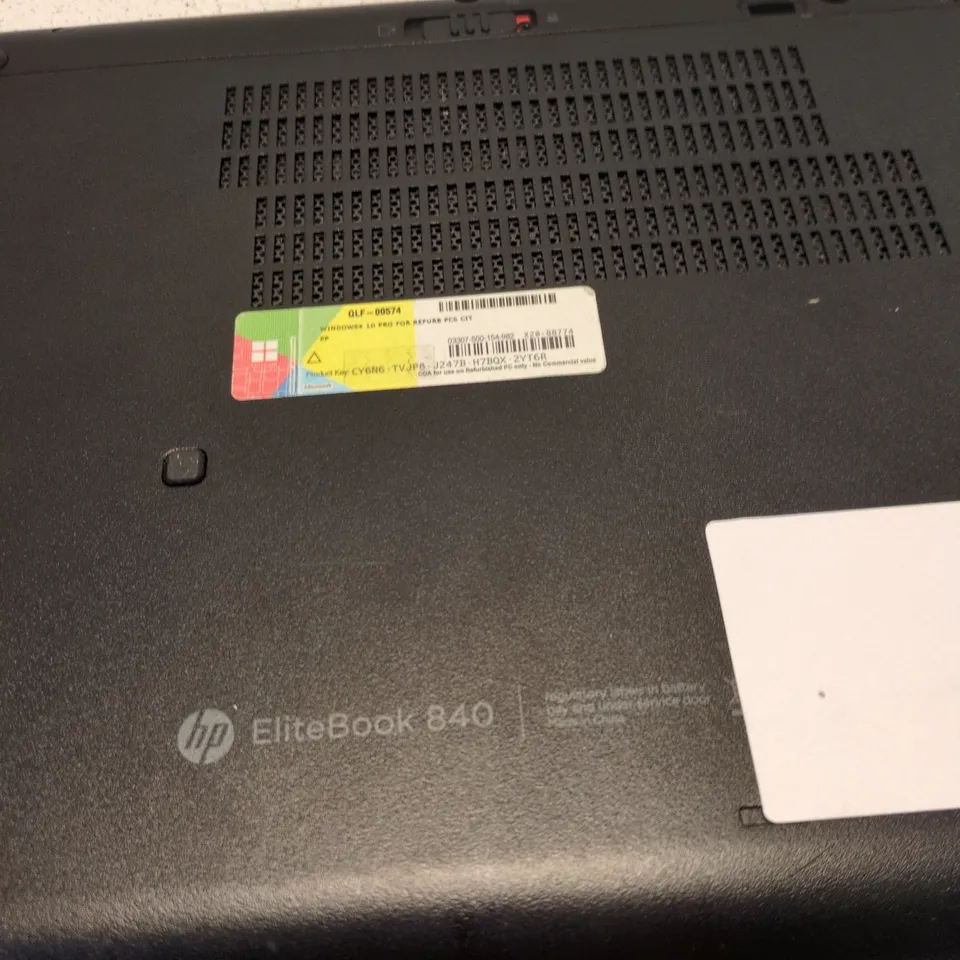 HP ELITEBOOK 840 LAPTOP – FAULTY, MISSING KEYCAP