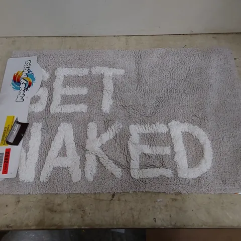 CASANOVA RECTANGLE SLOGAN BATH MAT