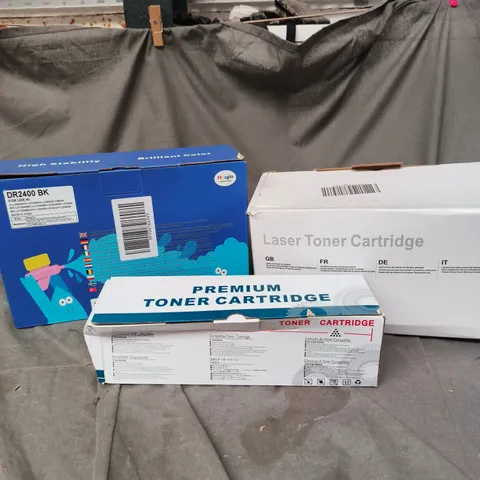 BOX OF APPROXIMATELY 10 ASSORTED PRINTER CARTRIDGE PRODUCTS