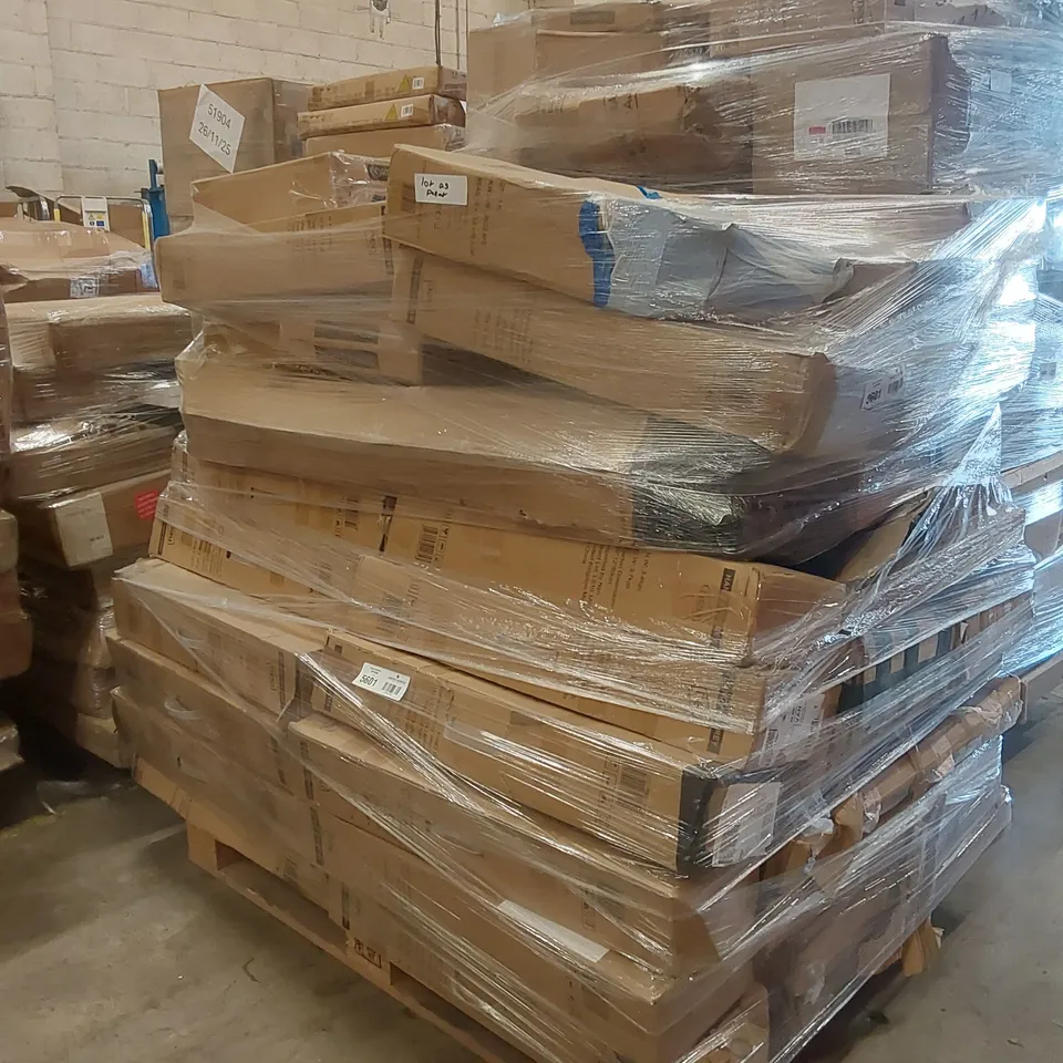 PALLET CONTAINING A LARGE QUANTITY OF ASSORTED NEO PRODUCTS INCLUDING: ELECTRIC BLANKETS, LARGE QUANTITY OF CLOTHES AIRERS, STEAM MOP ECT