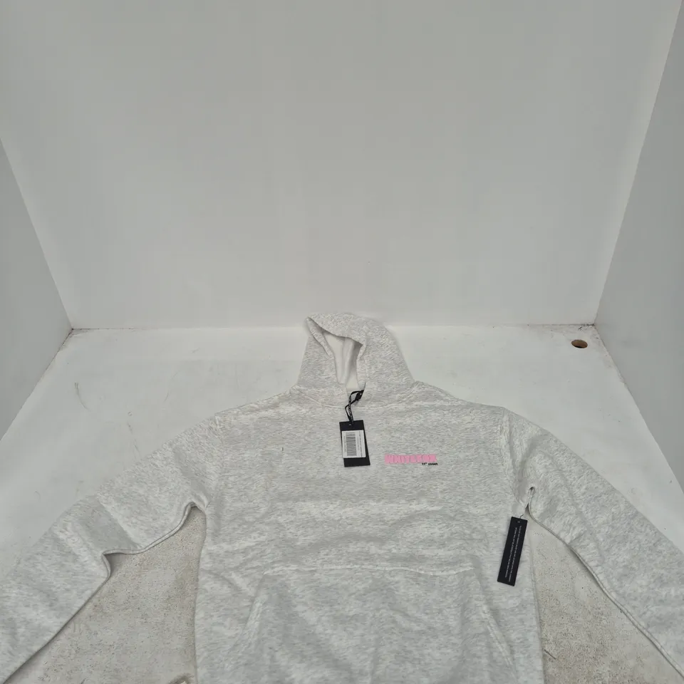 WHITE FOX OVERSIZED HOODIE – LEOPARD SPLICE, 11TH STREET, UK XXS (3XS/XXS)