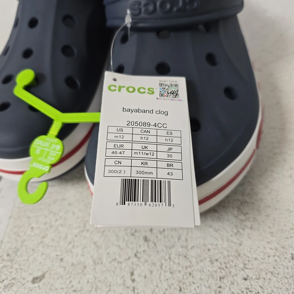 CROCS BAYABAND CLOG – NAVY, UK M11 / W12