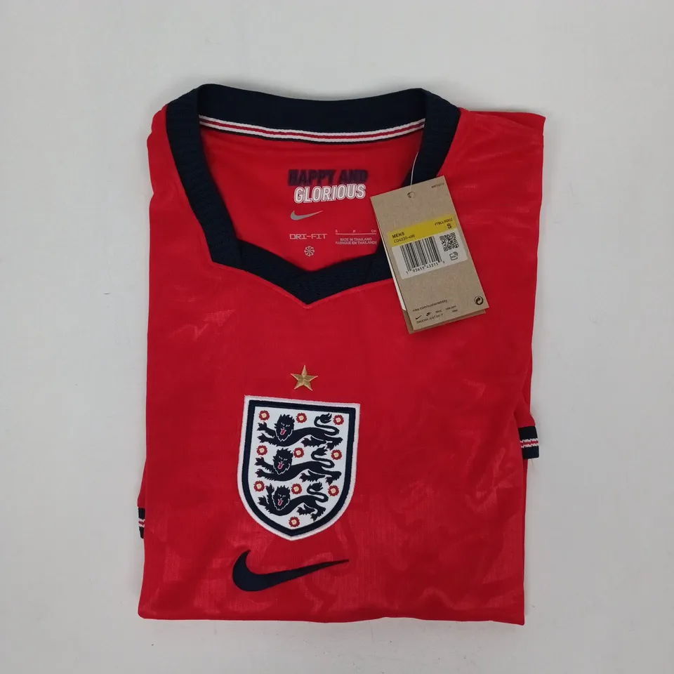 NIKE ENGLAND AWAY FOOTBALL JERSEY IN RED SIZE SMALL