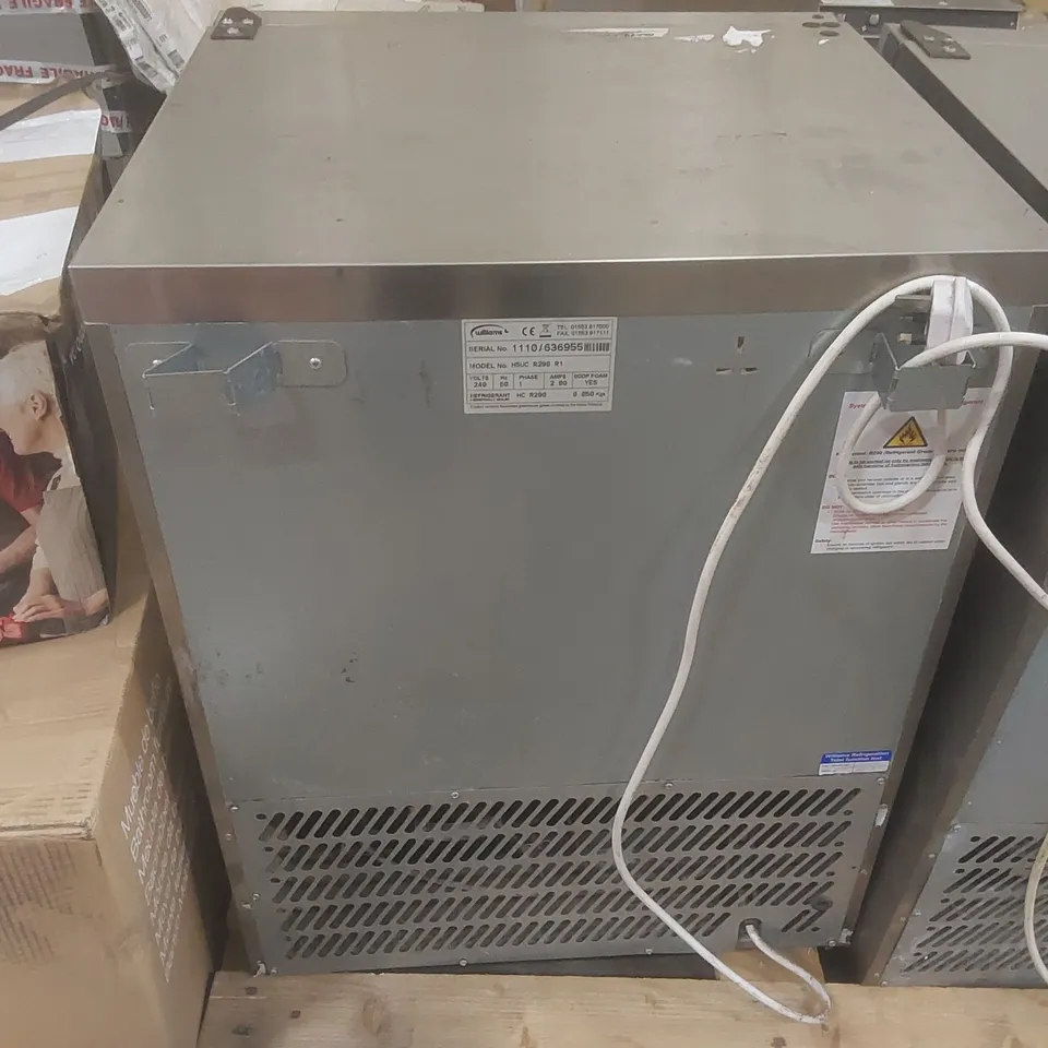WILLIAMS H5UC R290 R1 COMMERCIAL UNDERCOUNTER REFRIGERATOR