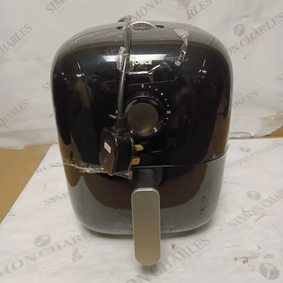 TOWER T17062 VORTX MANUAL AIR FRYER, 3 LITRE, 1000W, BLACK