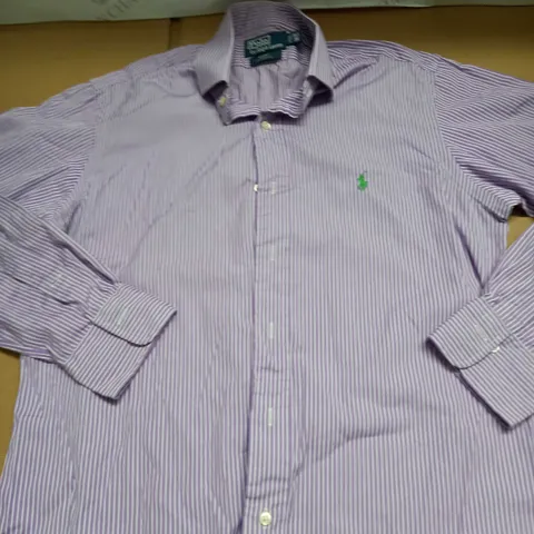POLO RALPH LAUREN PIN STRIPPED SHIRT SIZE 39