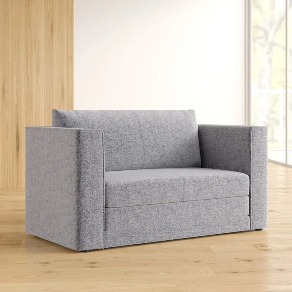 BOXED ALLEY ROCK 2 SEATER FOLD OUT SOFA BED (1 BOX)