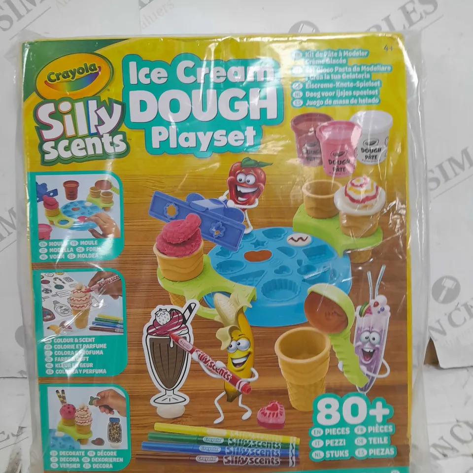 BOXED CRAYOLA SILLY SCENTS ICE CREAM DOUGH PLAYSET 