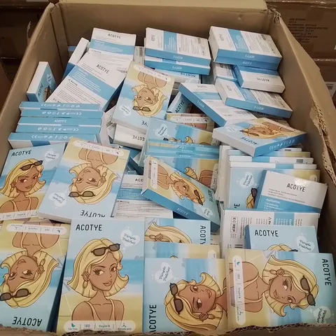 BOX CONTAINING LARGE AMOUNT OF PIMPLE PATCHES.