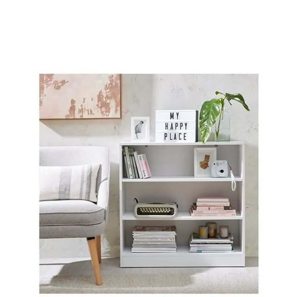 NEW METRO SMALL WIDE BOOKCASE