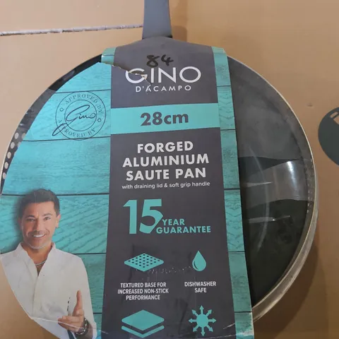 GINO DACAMPO 28CM FORGED ALUMINIUM SAUTE PAN 