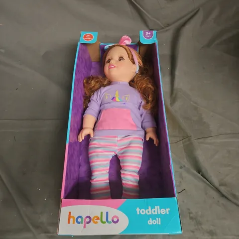 BOXED HAPELLO TODDLER DOLL
