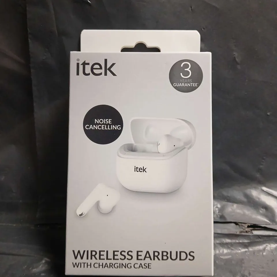 ITEK WIRELESS EARBUDS WITH CHARGING CASE