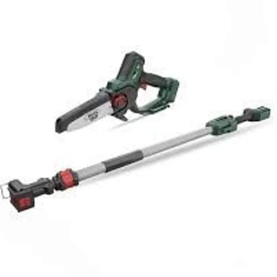 WEBB 20V CORDLESS 15CM PRUNING SAW TRIMMER WITH EXTENSION
