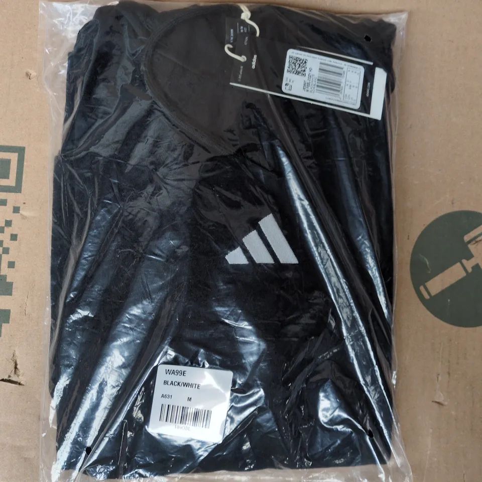 BAGGED ADIDAS ESSENTIALS FEELCOZY FLEECE HOODIE IN BLACK SIZE MEDIUM