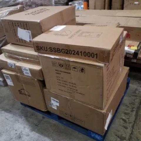 PALLET CONTAINING ASSORTED PRODUCTS INCLUDING FOOD PROCESSOR & BAR STOO