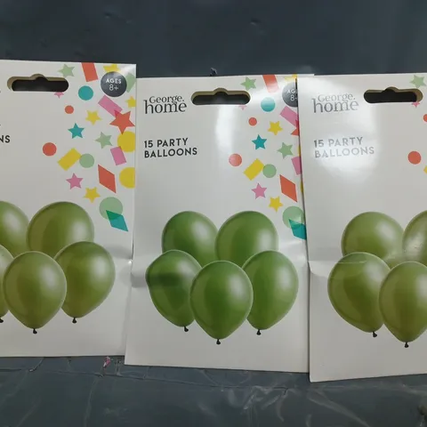 BOX OF APPROXIMATELY 80 PACKS OF PARTY BALLOONS