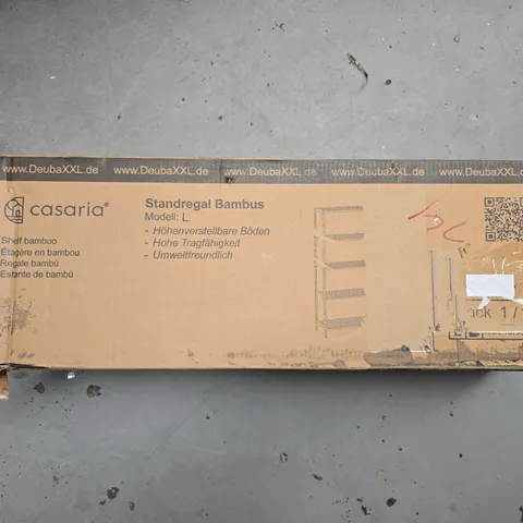 BOXED CASARIA BAMBOO STANDING SHELF UNIT