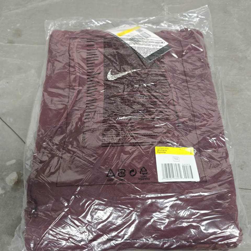 NIKE BURGANDY HOODIE SIZE S 