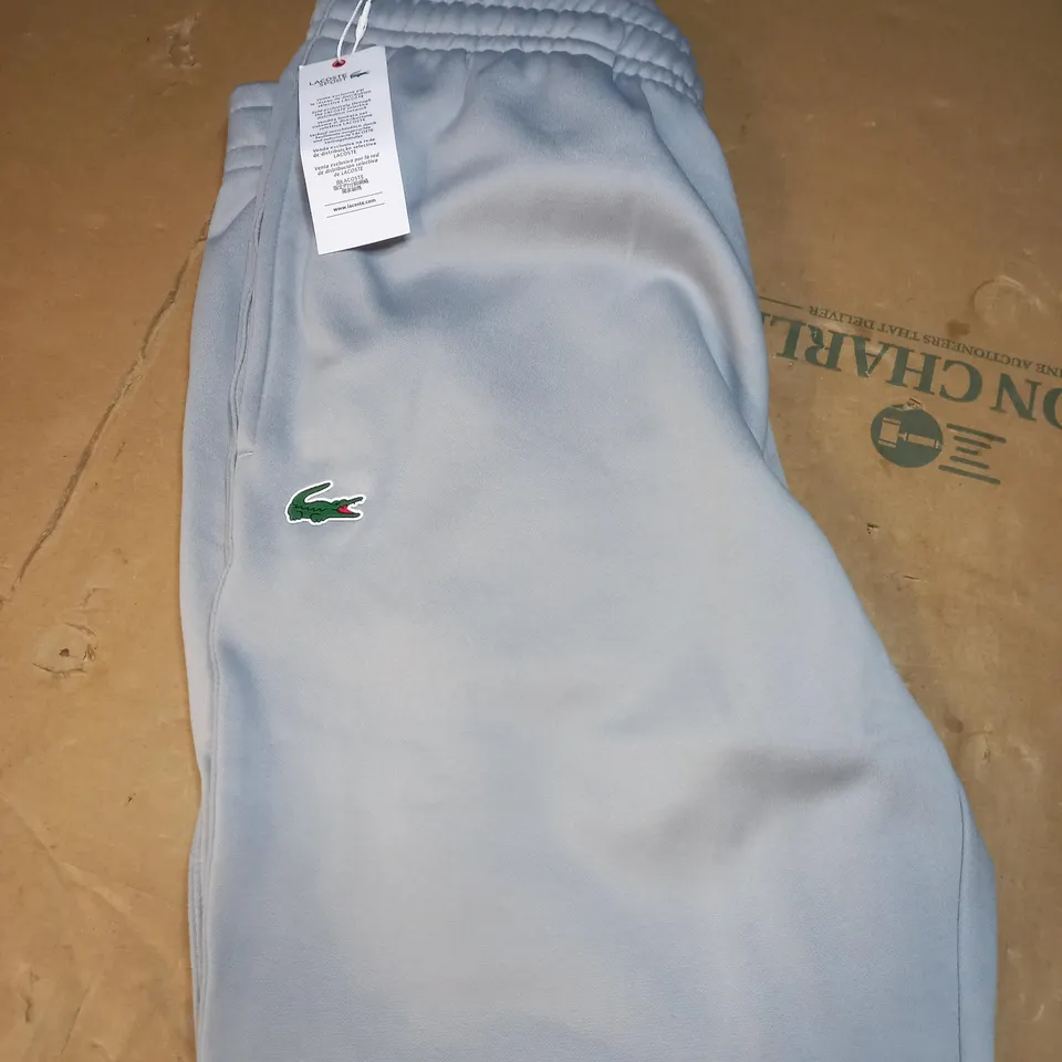 MENS LACOSTE SPORT GREY TRACKSUIT BOTTOMS SIZE UNSPECIFIED