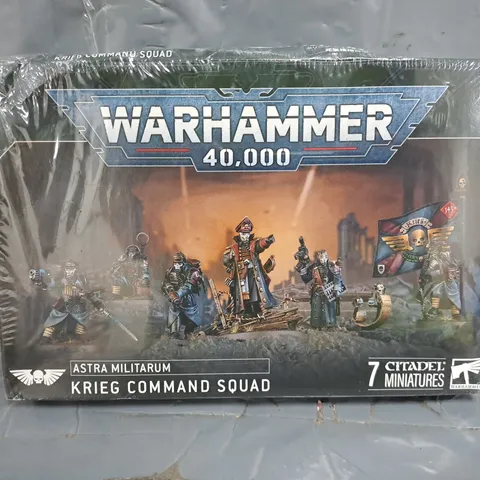SEALED WARHAMMER 40K ASTRA MILITARUM KRIEG COMMAND SQUAD PACK OF 7 MINIATURES