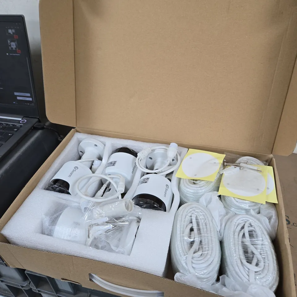 SWANN NHD-885MSB SECURITY CAMERAS – SET OF 3 WITH MOUNTING BASES & CABLES
