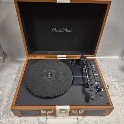 BOXED LENCO CLASSIC PHONO BLUETOOTH TURNTABLE