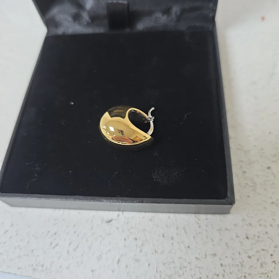 TUSCANY GOLD EAR RINGS IN BLACK BOX