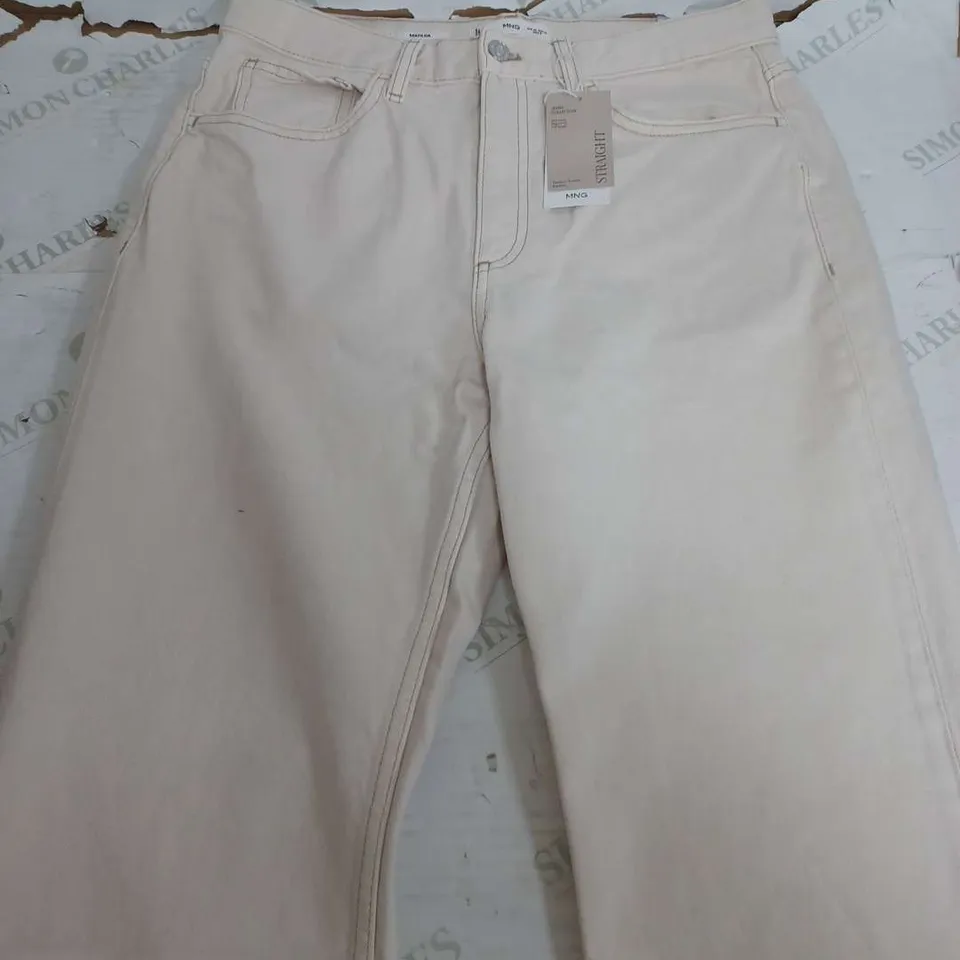 MNG STRAIGHT LEG JEANS MID WAIST - EUR 42