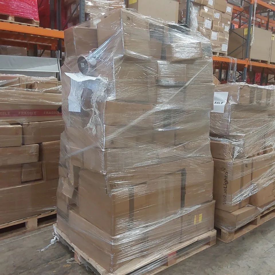 PALLET CONTAINING A VERY LARGE QUANTITY OF ASSORTED LIGHTING ITEMS