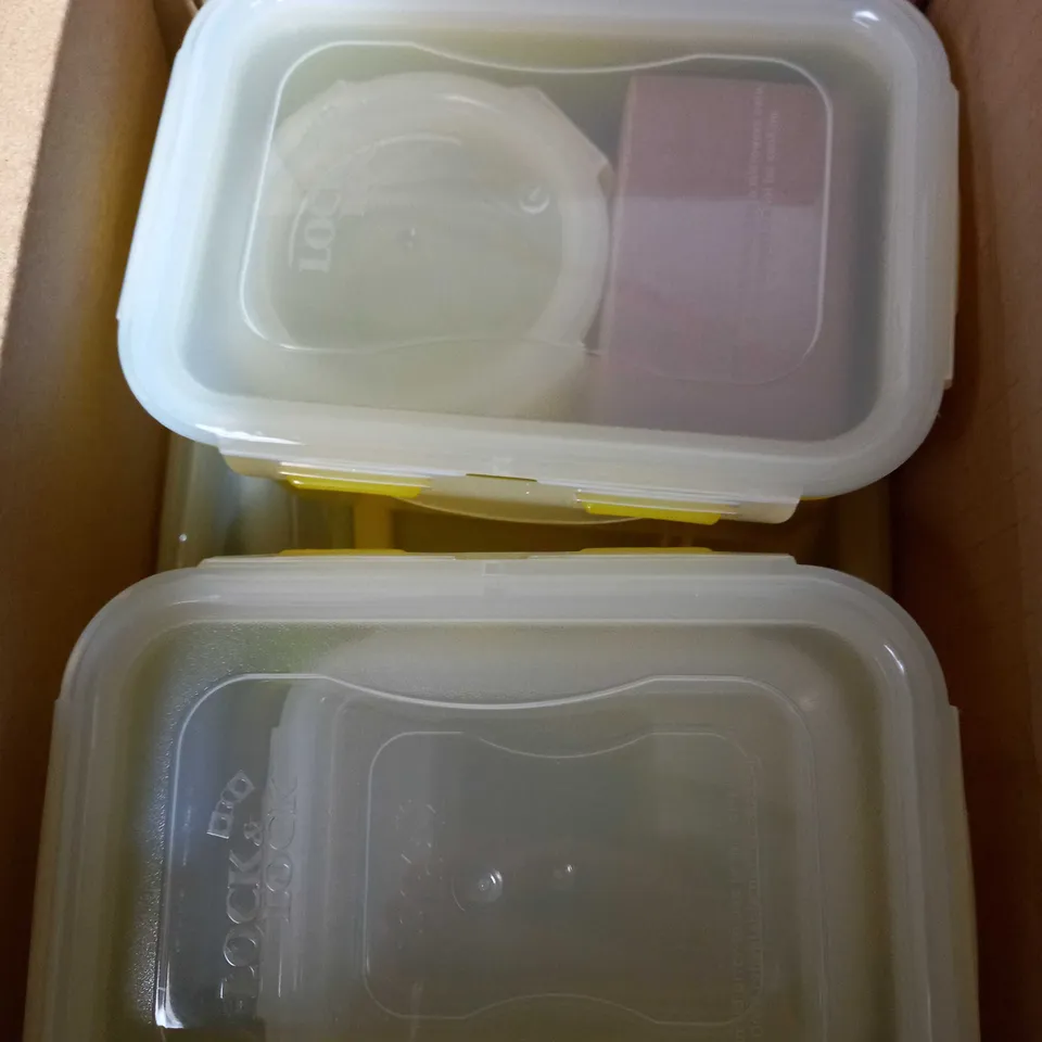 LOCK & LOCK 15 PIECE ASSORTED AIRTIGHT FOOD STORAGE CONTAINERS